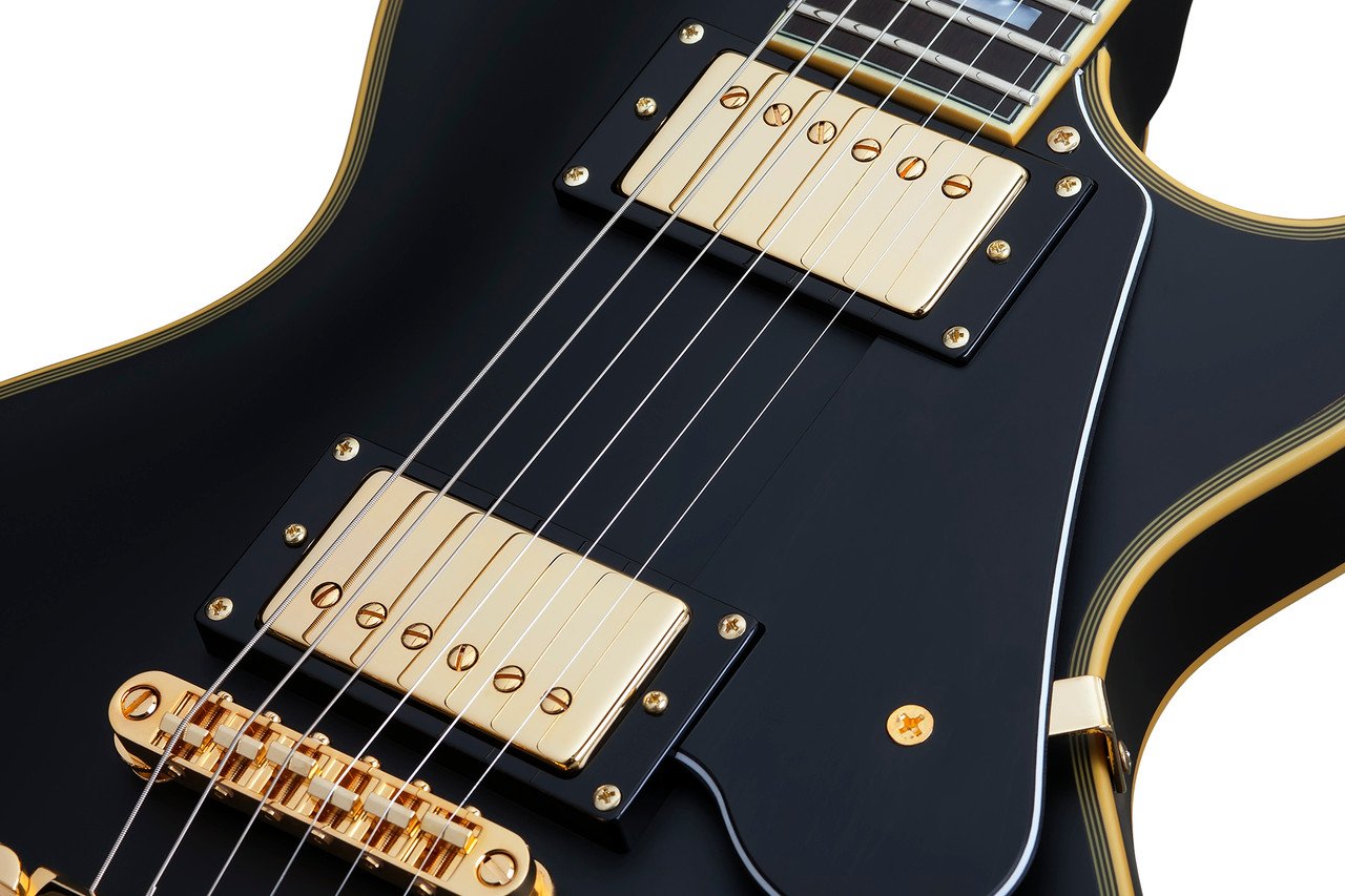 Schecter Solo-II Custom Electric Guitar Aged Black Satin - Fair Deal Music