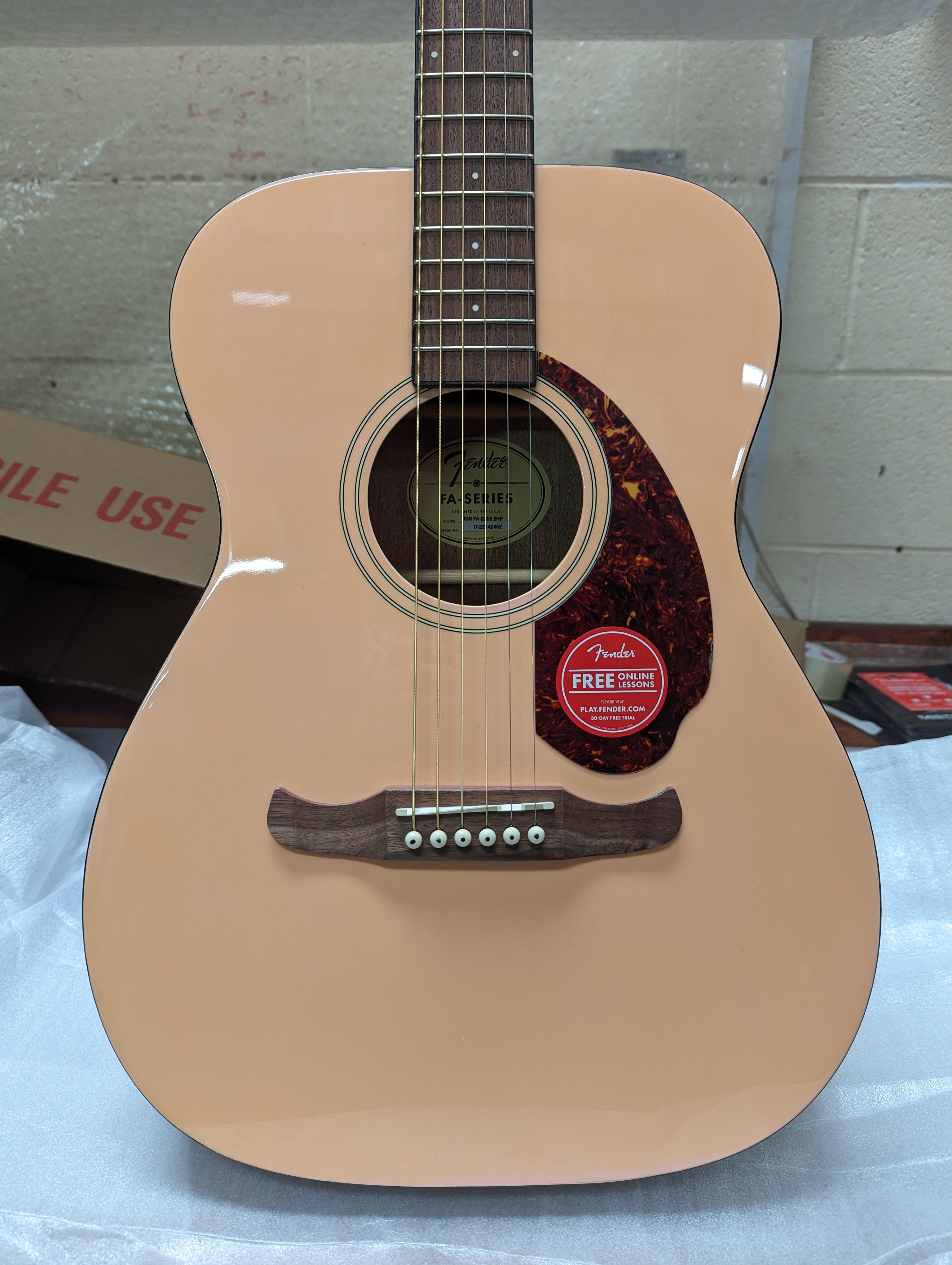 Fender FA-230E Concert Acoustic Guitar, Defective Finish - Fair Deal Music