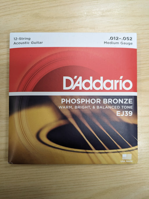 D'Addario EJ39 Acoustic 12 String Set, 12 - 52 - Fair Deal Music