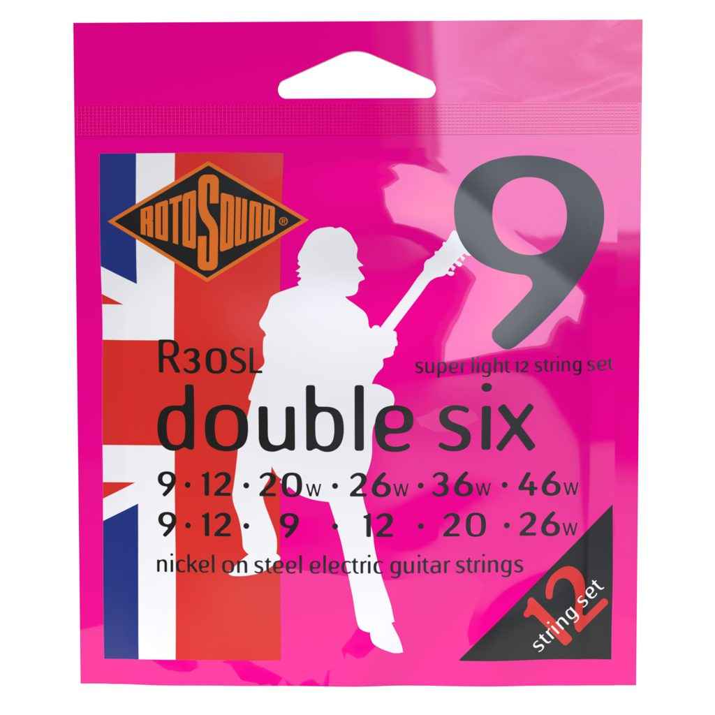 Rotosound R30SL Double Six 12 String (9-46) Nickel Electric Guitar Strings - Fair Deal Music