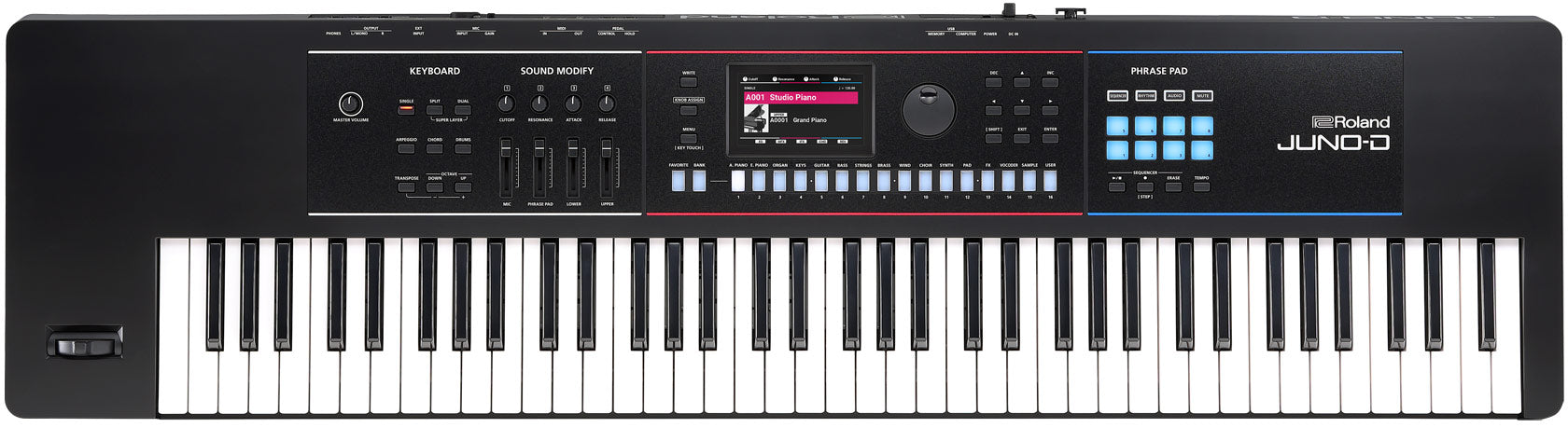 Roland JUNO-D7 Performance Synthesizer Keyboard 76-note - Fair Deal Music