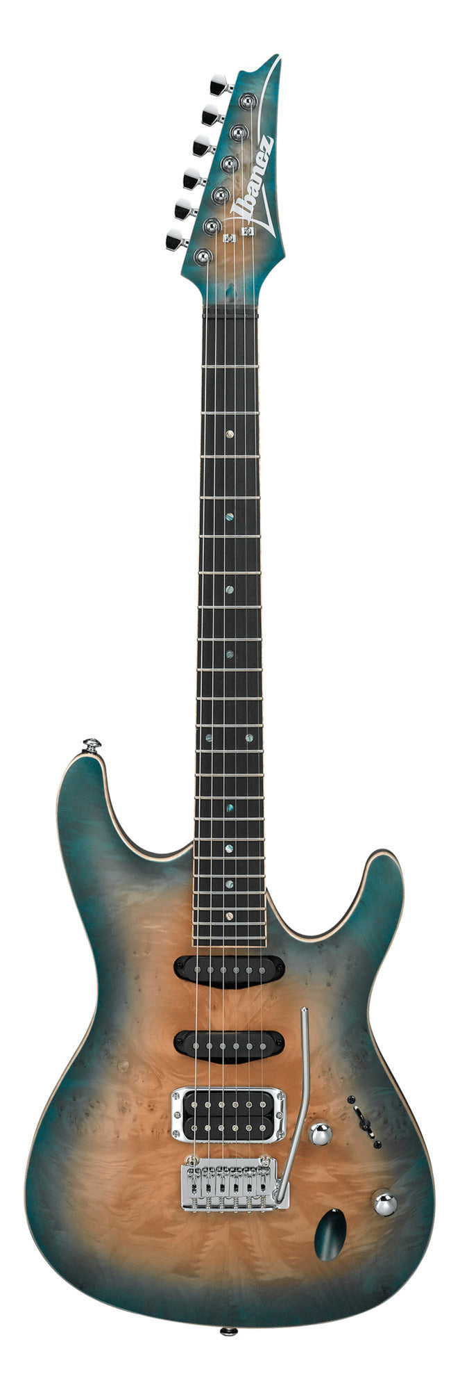 Ibanez SA460MBW-SUB Sunset Blue Burst Open Box Electric Guitar - Fair Deal Music
