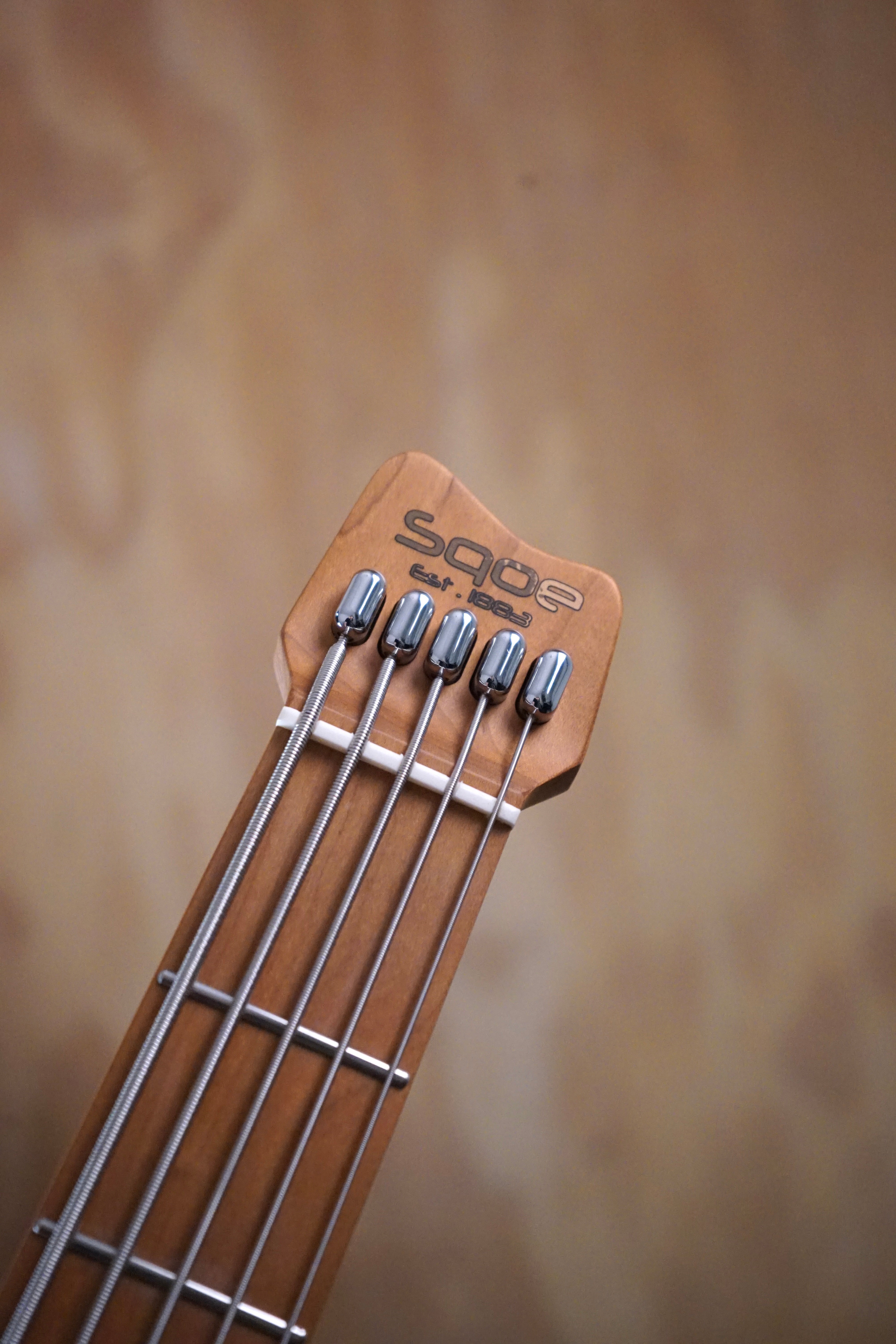 SQOE SBWT750 Headless 5-String Bass in Black - Fair Deal Music