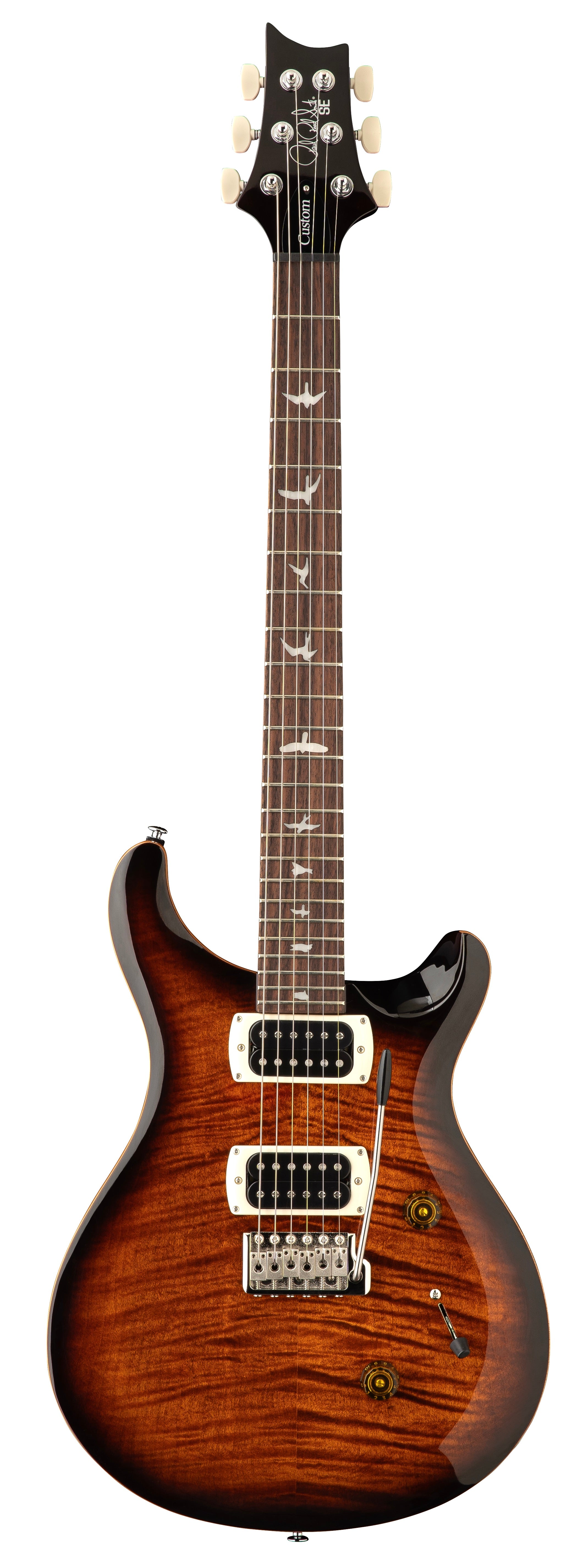 PRS SE Custom 24 Electric Guitar, Black Gold Sunburst 2026 Model - Fair Deal Music