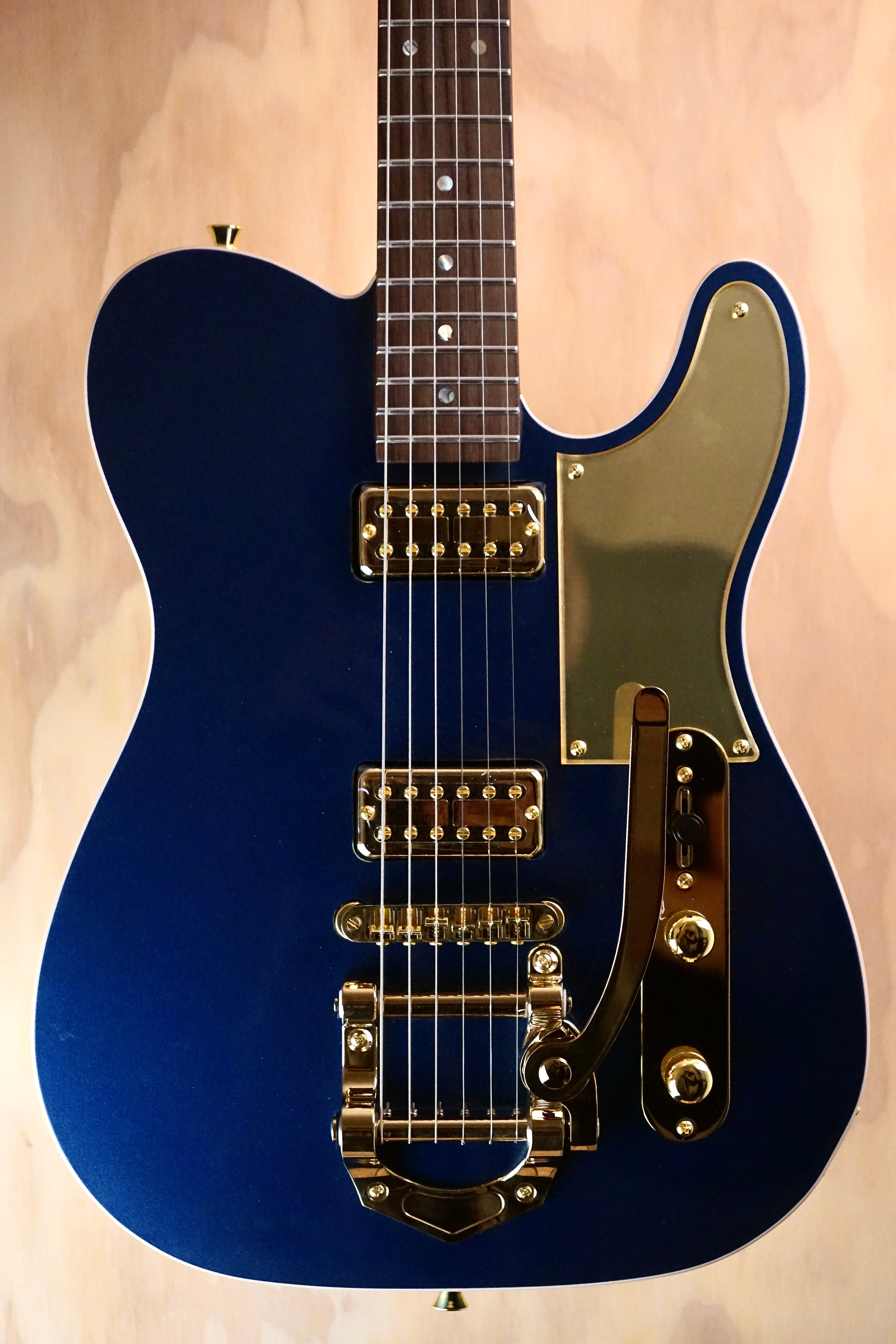 SQOE SETL1000 T-Style Electric Guitar In Blue With Tremolo - Fair Deal Music