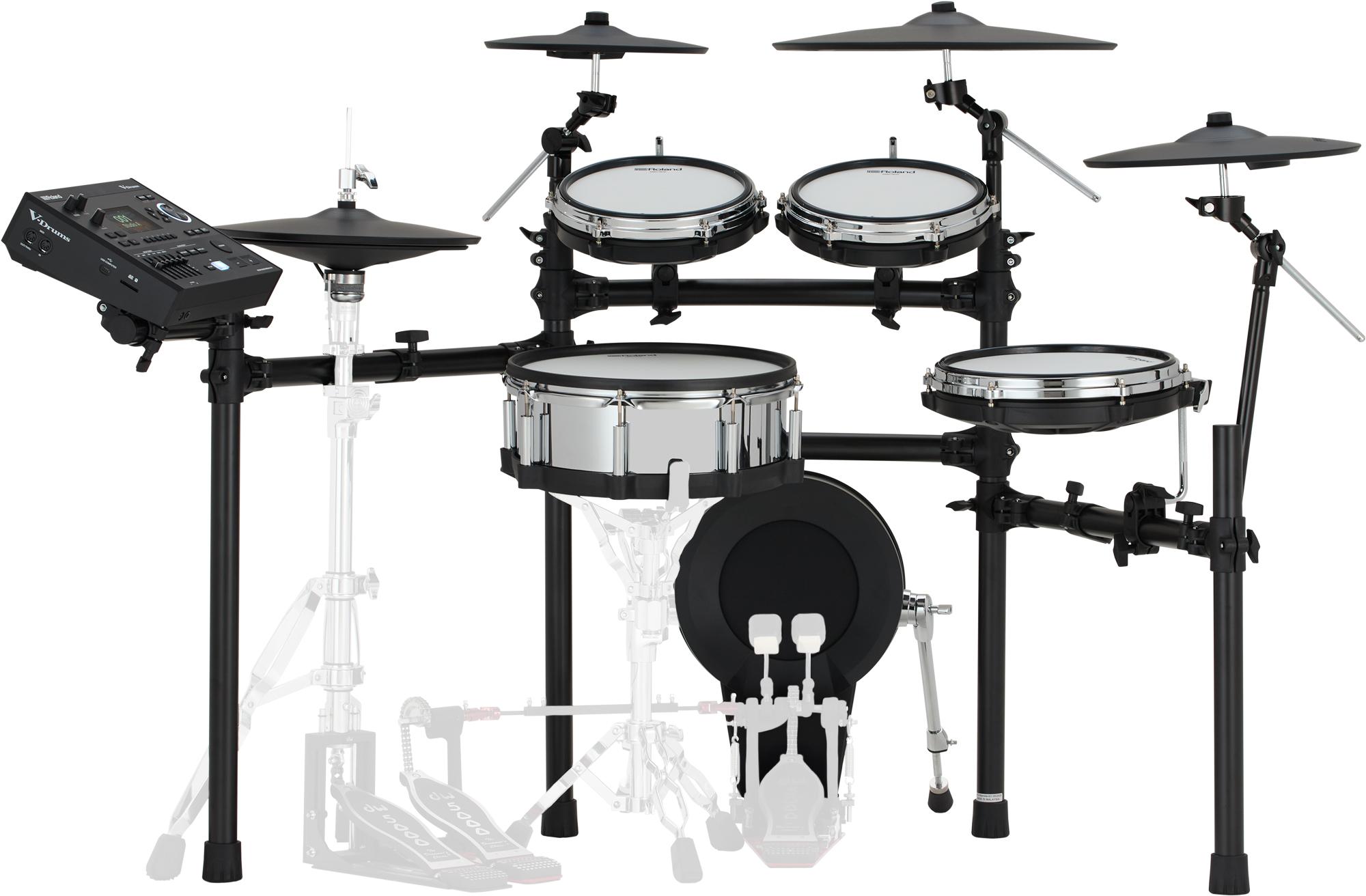 Roland TD516 V-Drums Electronic Drum Kit with Free Natal Single Kick Pedal