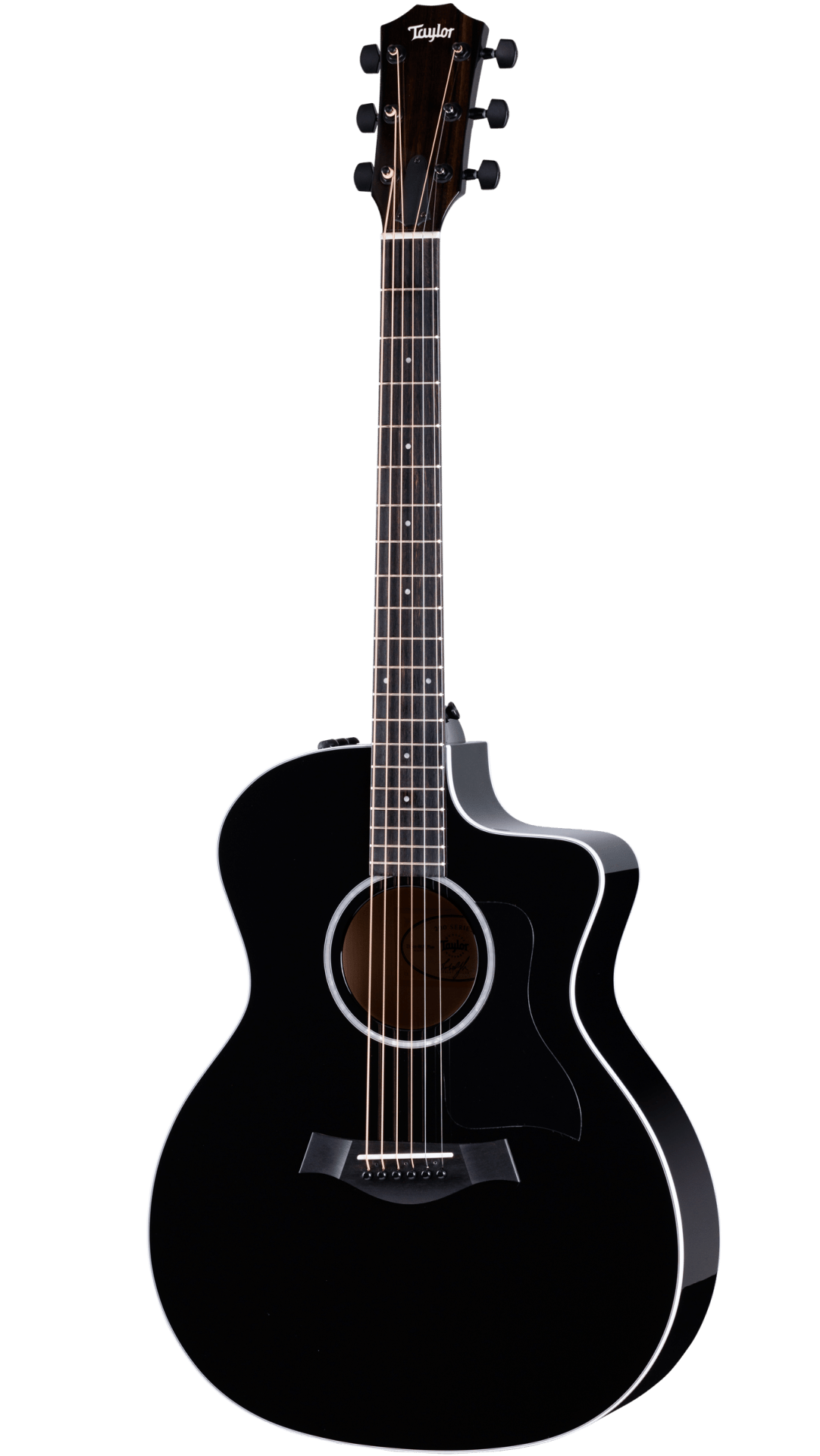 Taylor 214CE-BLK Plus Electro Acoustic Guitar, Grand Auditorium, Black - Fair Deal Music