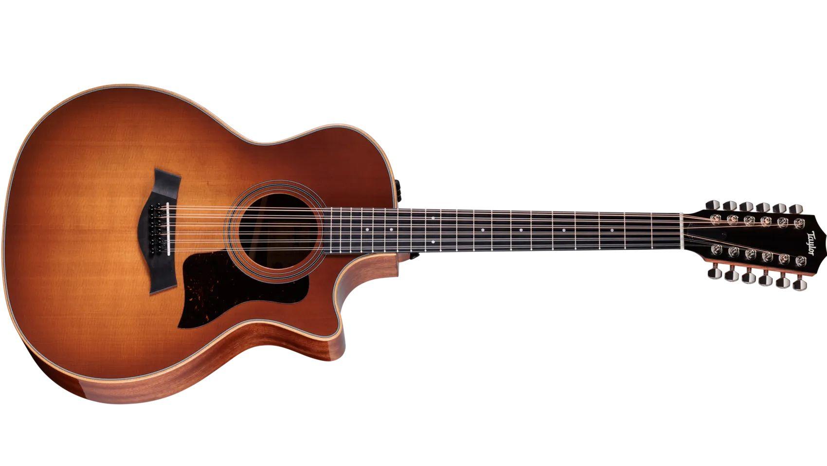 Taylor 354ce Studio,Sapele/Spruce, Special Edition Electro Acoustic Guitar, Honey Sunburst Top - Fair Deal Music