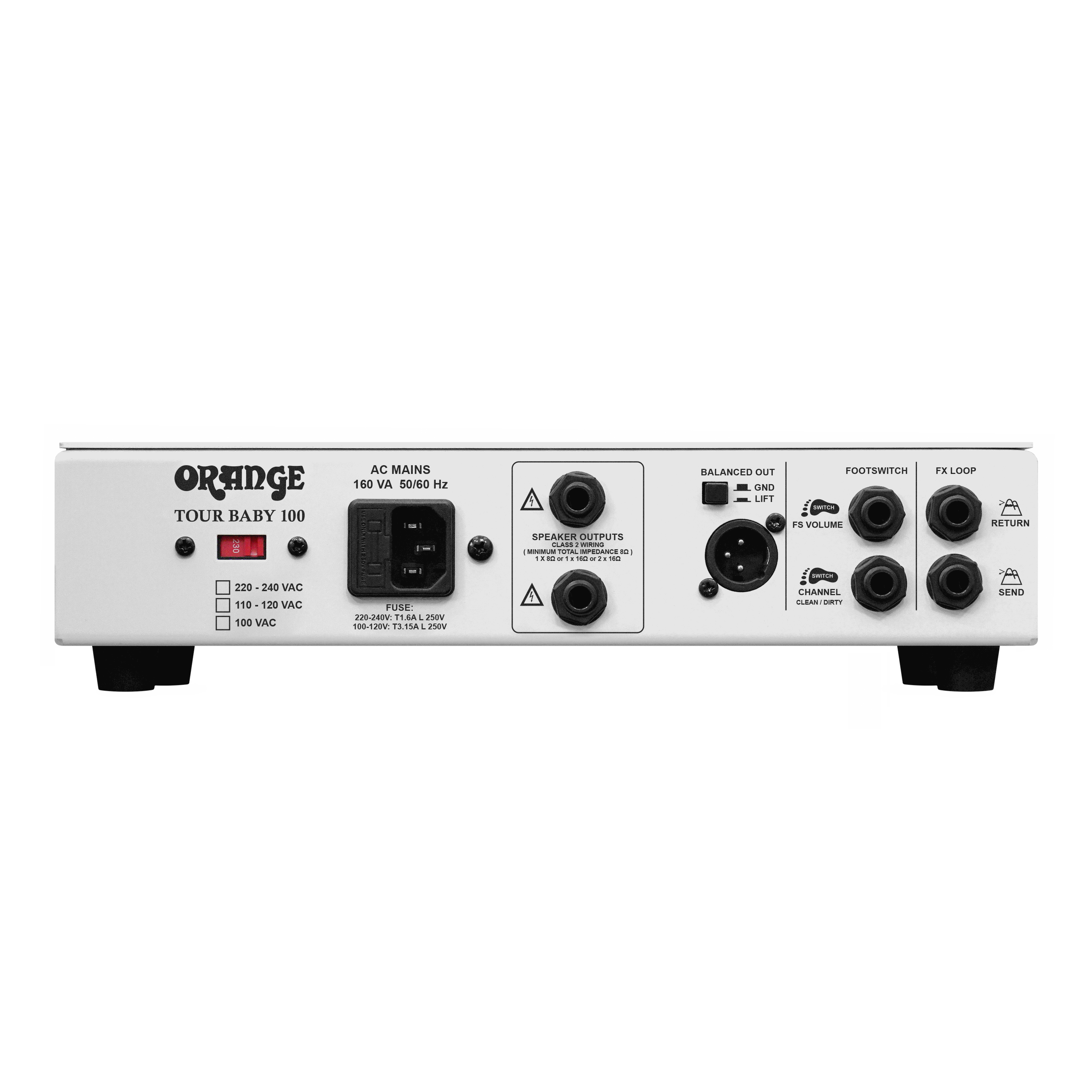 Orange Tour Baby 100 Guitar Amplifier Head – B-Stock - Fair Deal Music