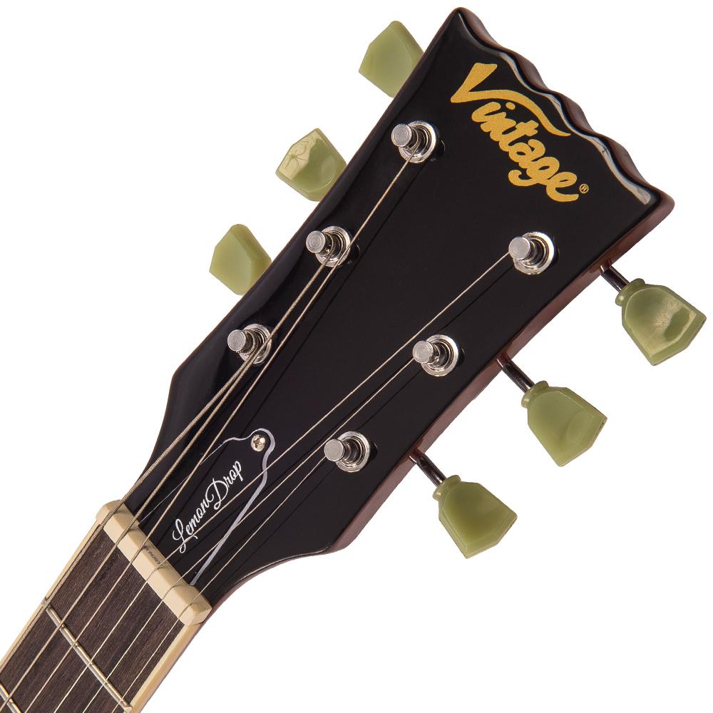 Vintage V100 ReIssued Electric Guitar ~ Lemon Drop - Fair Deal Music
