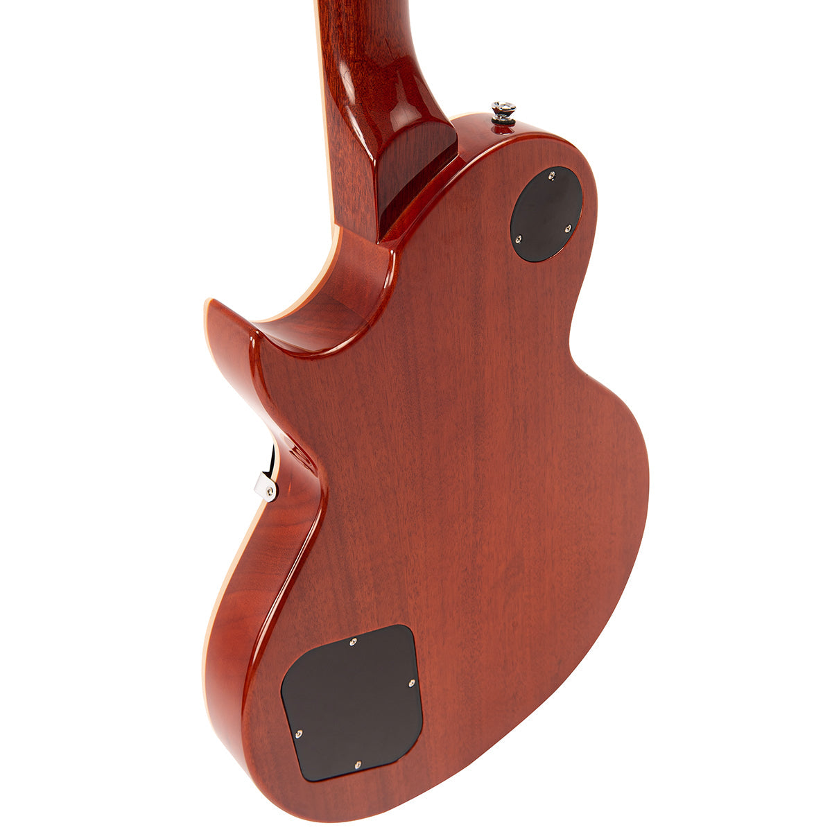 Vintage V100P ReIssued Electric Guitar ~ Natural Mahogany - Fair Deal Music