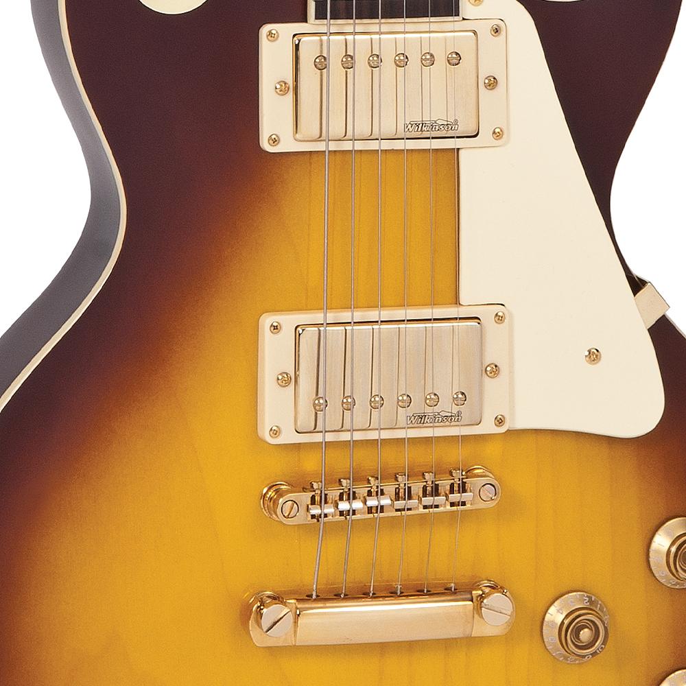 Vintage V100 ReIssued Electric Guitar ~ Tobacco Sunburst - Fair Deal Music