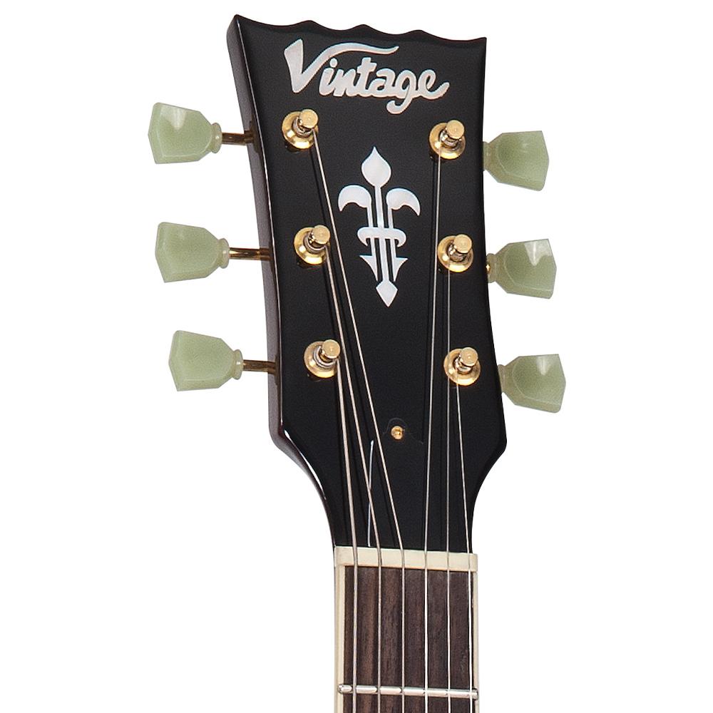 Vintage V100 ReIssued Electric Guitar ~ Tobacco Sunburst - Fair Deal Music