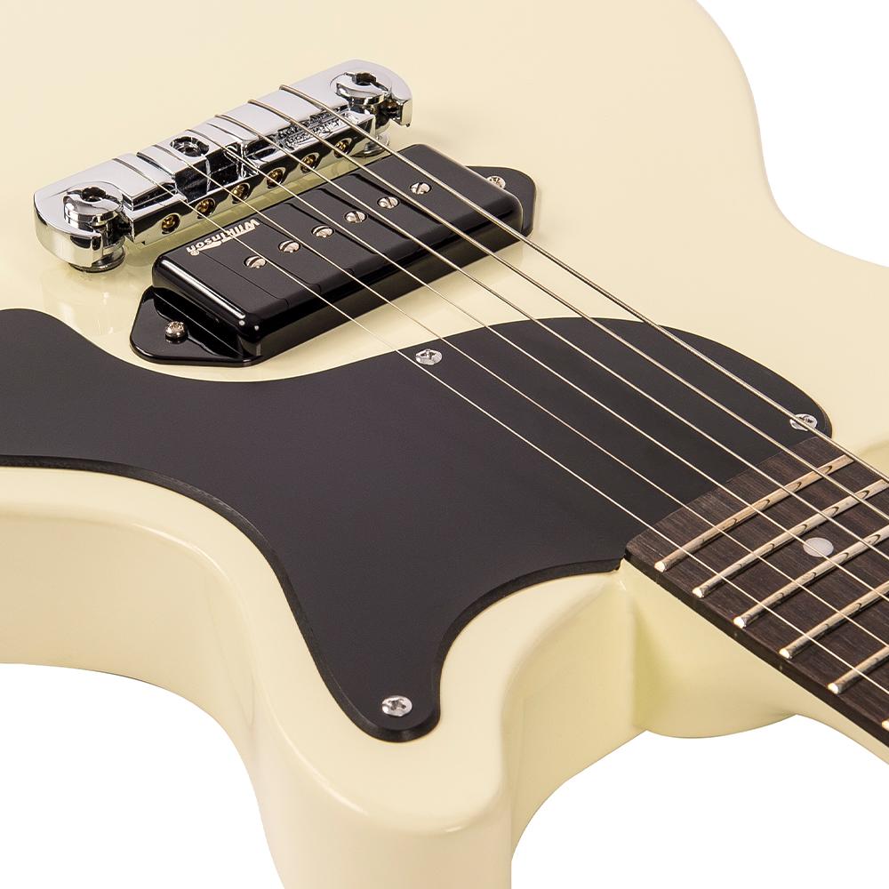 Vintage V130 ReIssued Electric Guitar ~ Vintage White - Fair Deal Music