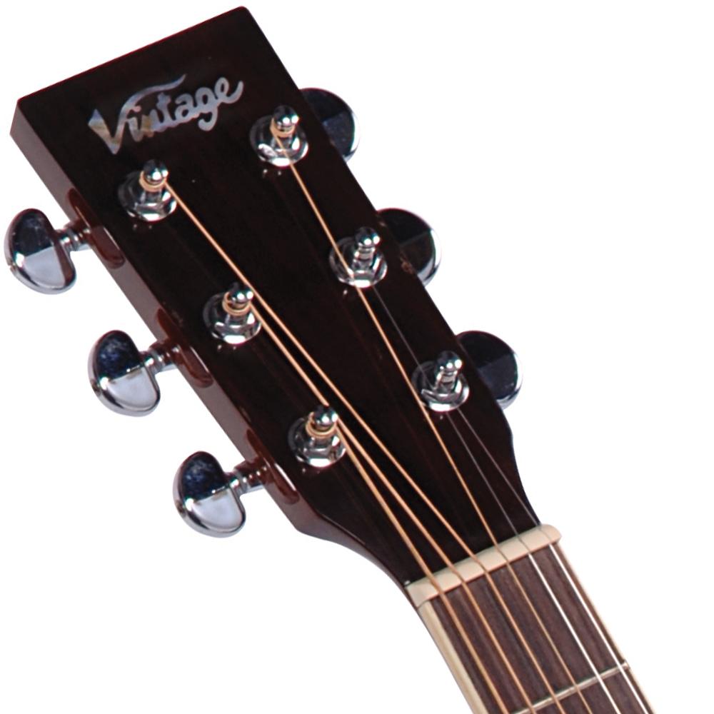 Vintage V300 Acoustic Folk Guitar Outfit ~ Natural - Fair Deal Music