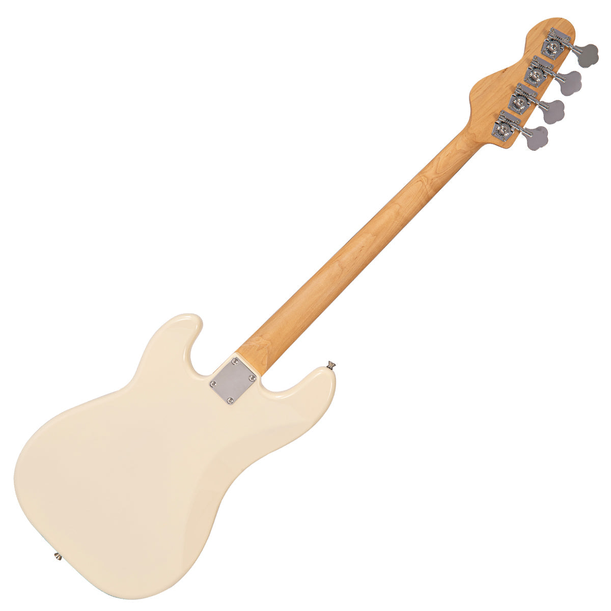 Vintage V40 Coaster Series Bass Guitar Pack ~ Vintage White - Fair Deal Music