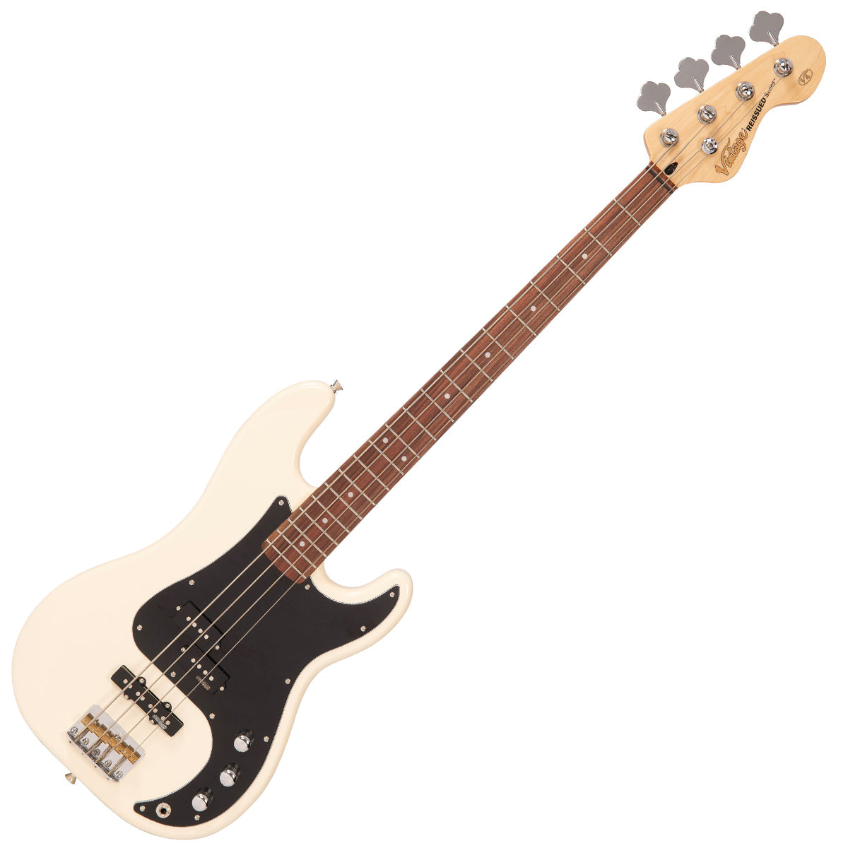 Vintage V42 ReIssued Bass Guitar ~ Vintage White - Fair Deal Music