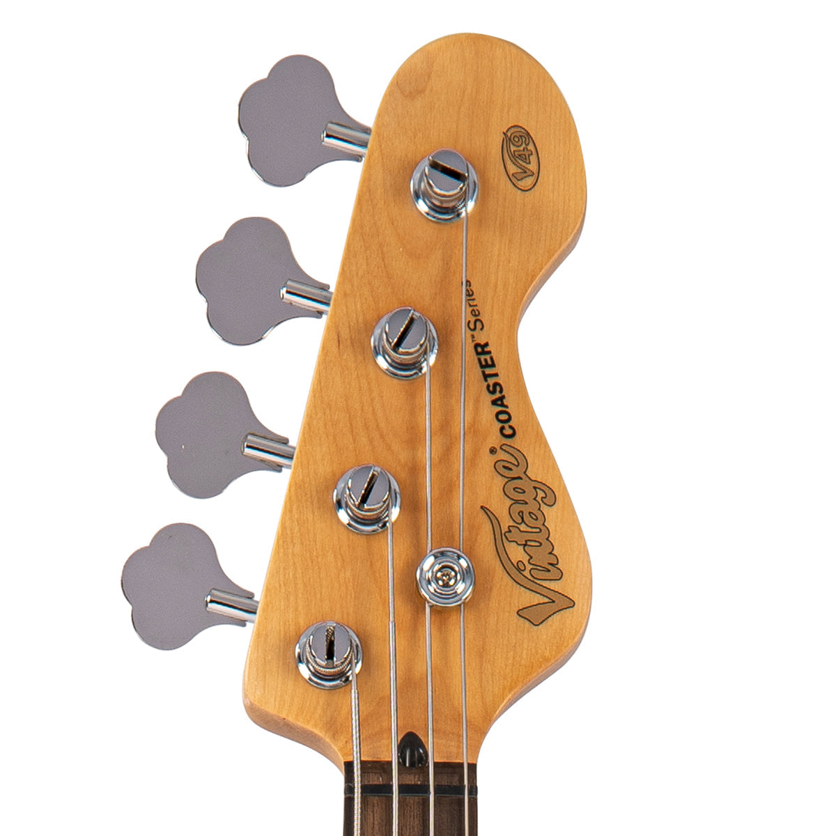 Vintage V49 Coaster Series Bass Guitar ~ 3 Tone Sunburst - Fair Deal Music