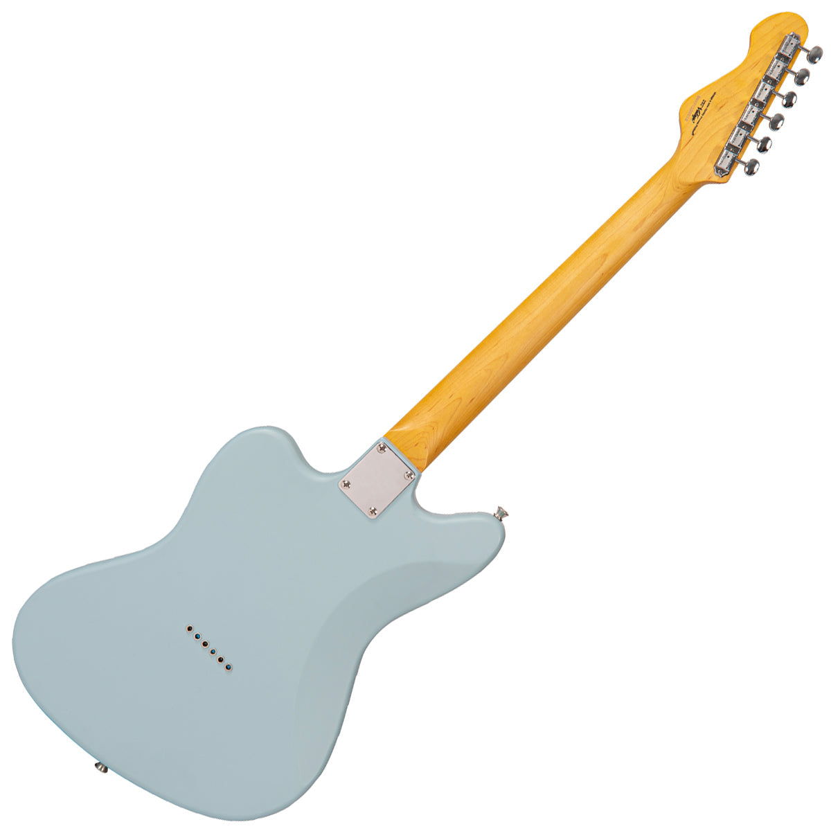 Vintage V65H ReIssued Hard Tail Electric Guitar ~ Satin Blue - Fair Deal Music
