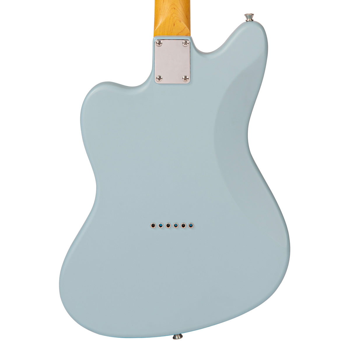 Vintage V65H ReIssued Hard Tail Electric Guitar ~ Satin Blue - Fair Deal Music
