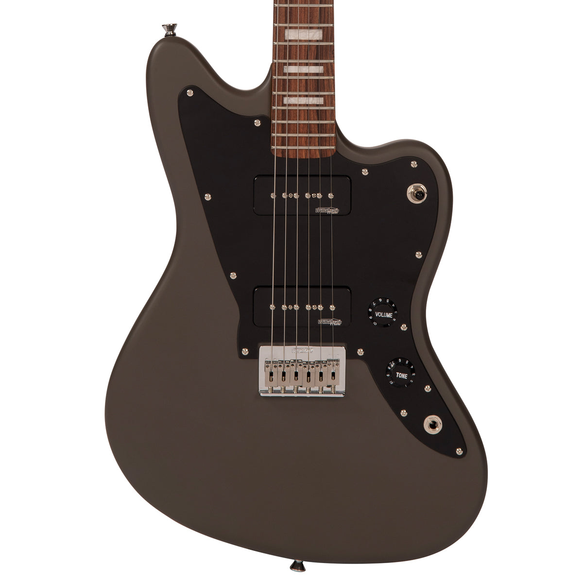 Vintage V65H ReIssued Hard Tail Electric Guitar ~ Satin Grey - Fair Deal Music