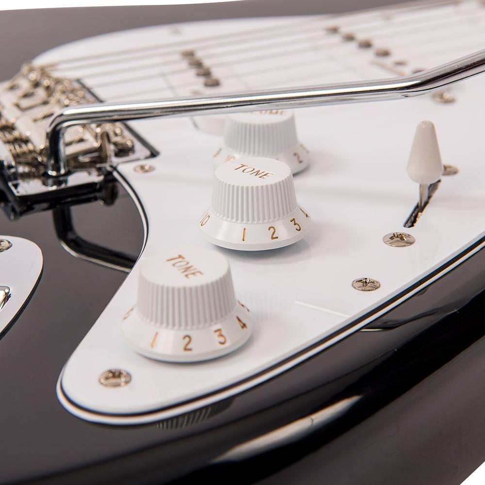 Vintage V6 ReIssued Electric Guitar ~ Boulevard Black - Fair Deal Music