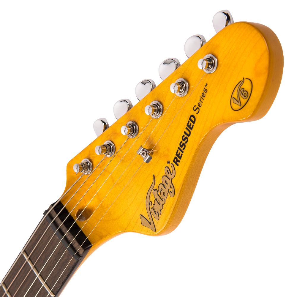 Vintage V6 ReIssued Electric Guitar ~ Boulevard Black - Fair Deal Music