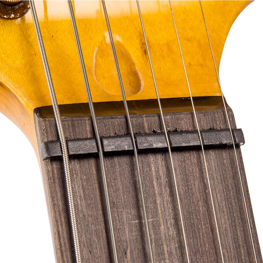 Vintage V6H ICON Electric Guitar ~ Distressed Tobacco Sunburst - Fair Deal Music