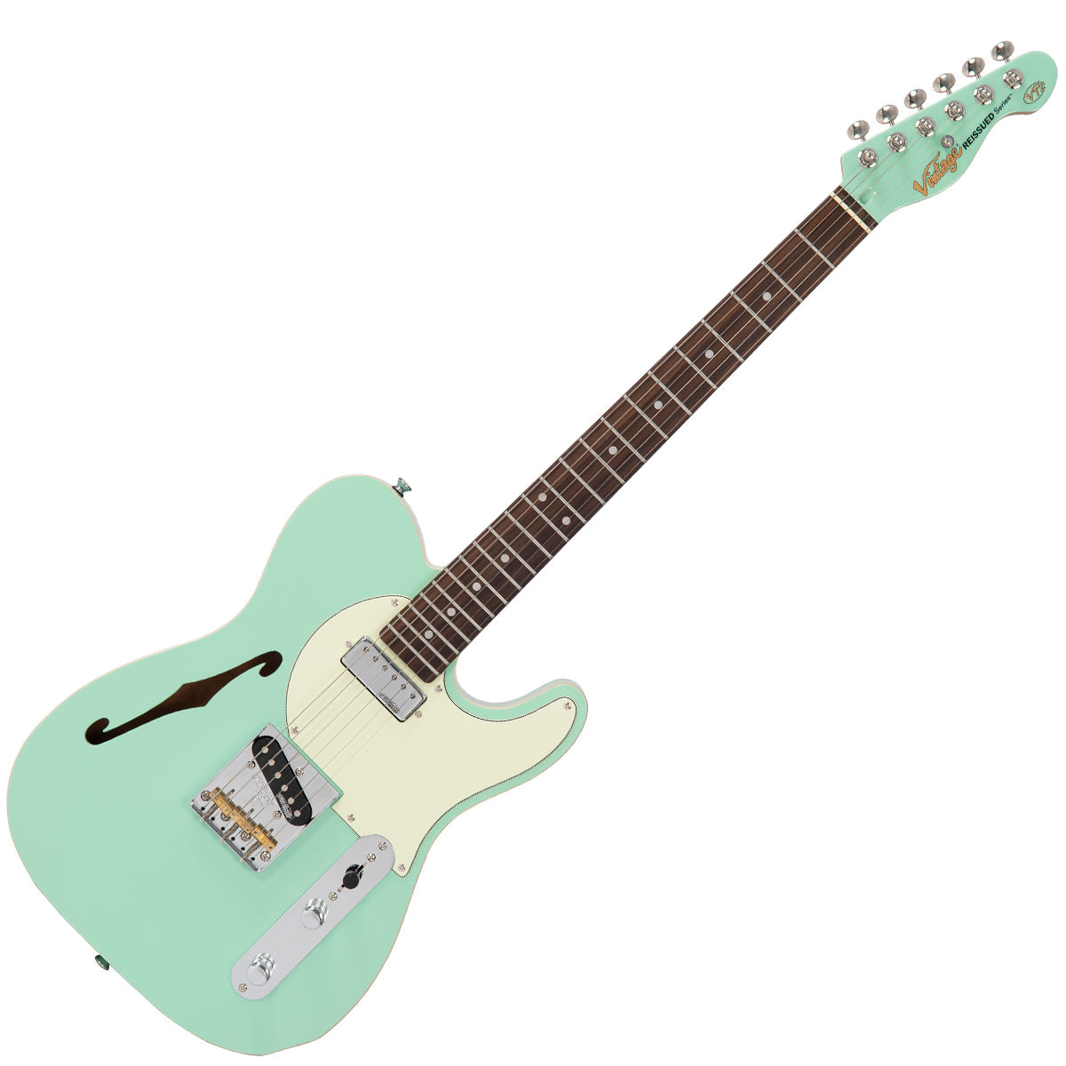 Vintage V72 ReIssued Electric Guitar ~ Ventura Green - Fair Deal Music