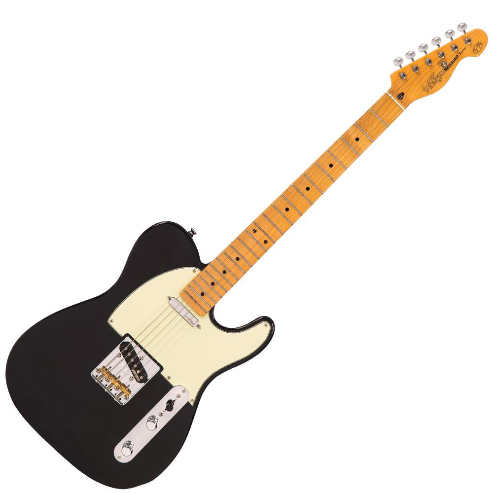 Vintage V75 ReIssued Electric Guitar ~ Boulevard Black - Fair Deal Music