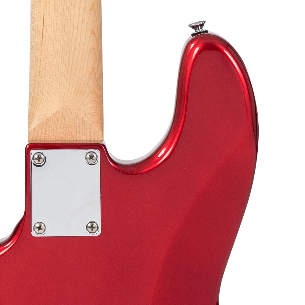 Vintage VJ74 ReIssued Bass Guitar ~ Candy Apple Red - Fair Deal Music