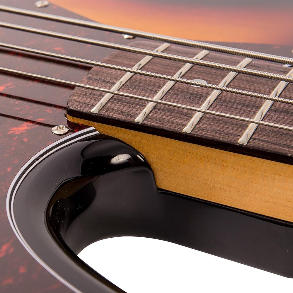 Vintage VJ74 ReIssued Bass ~ Sunset Sunburst - Fair Deal Music