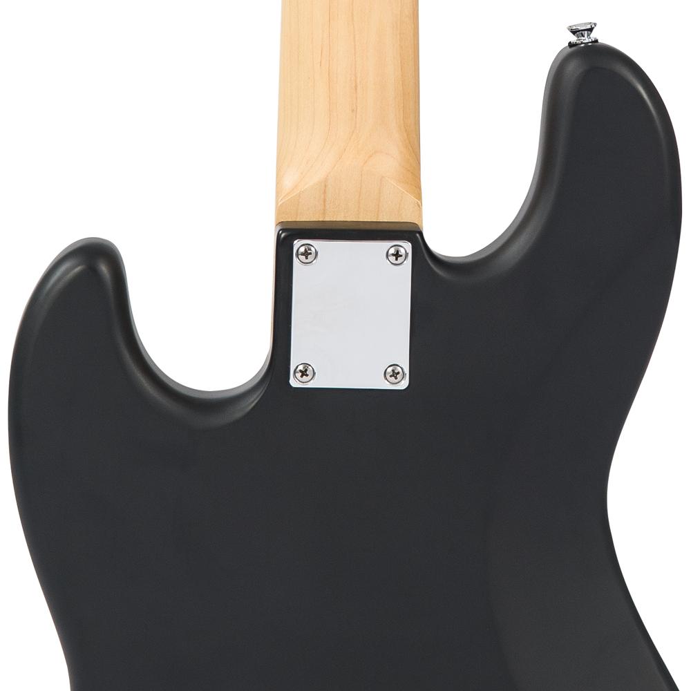 Vintage VJ75 ReIssued Maple Fingerboard Bass Guitar ~ 5-String ~ Black - Fair Deal Music