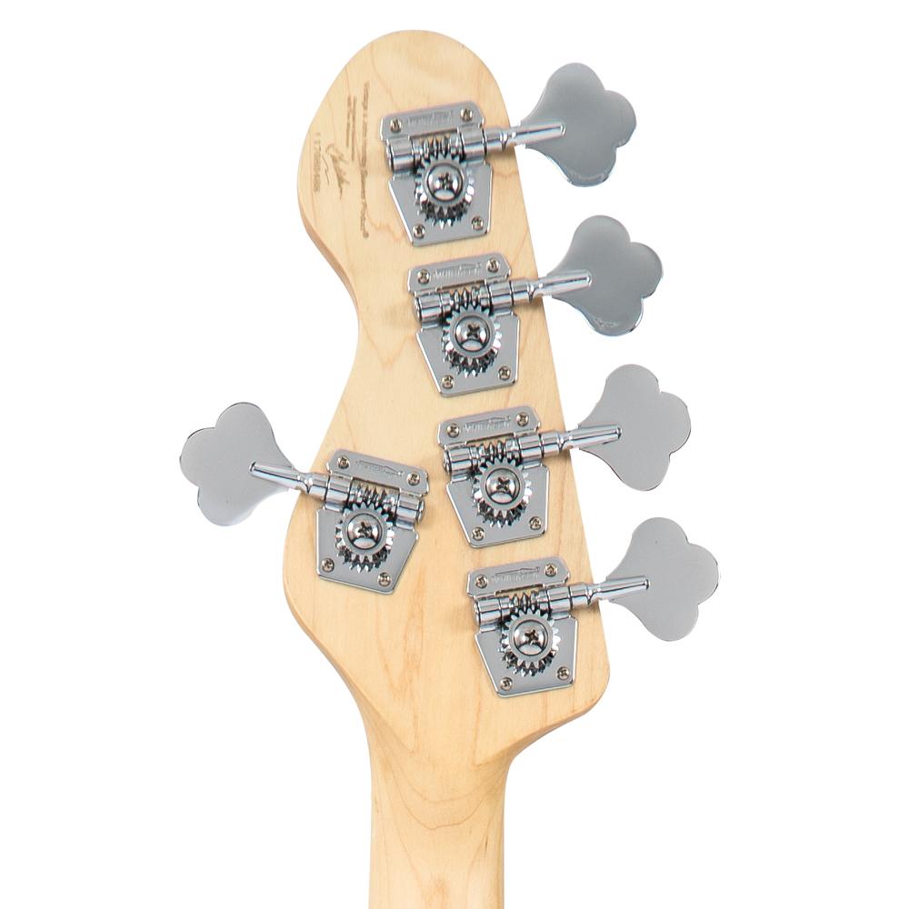 Vintage VJ75 ReIssued Maple Fingerboard Bass Guitar ~ 5-String ~ Black - Fair Deal Music
