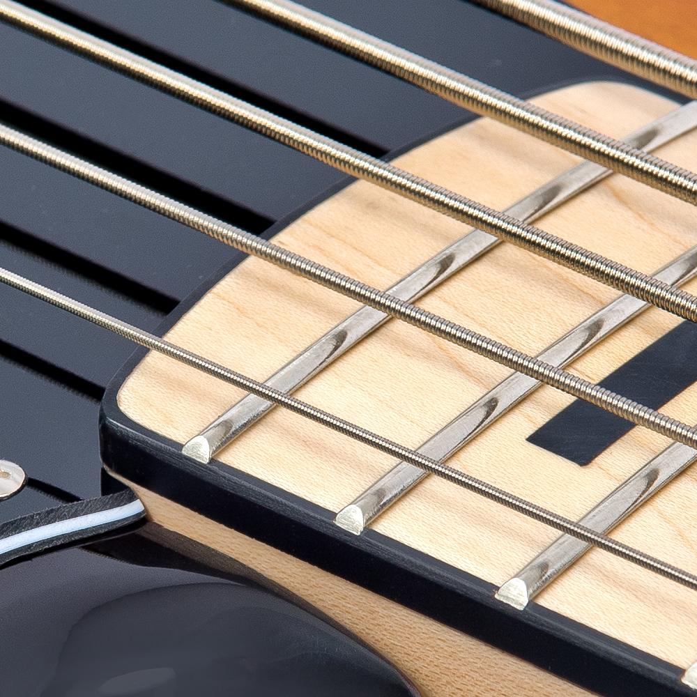 Vintage VJ75 ReIssued Maple Fingerboard Bass Guitar ~ 5-String ~ Sunburst - Fair Deal Music