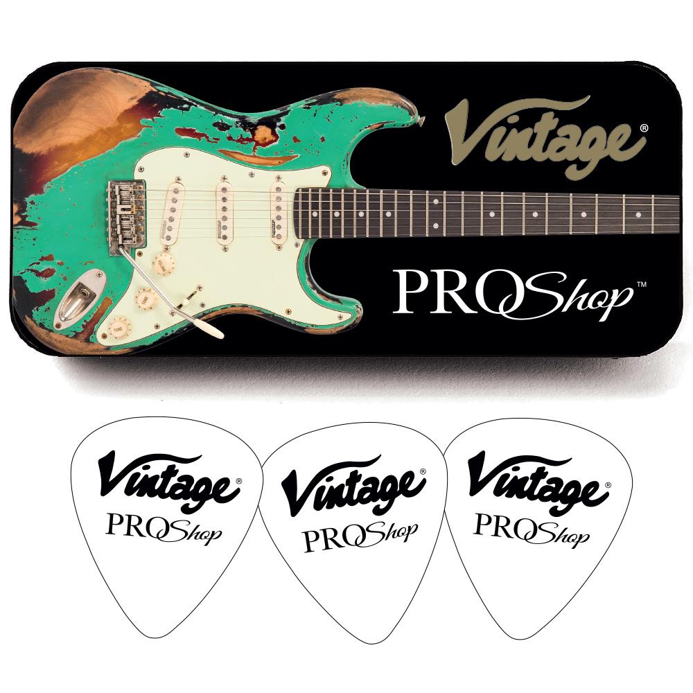 Vintage ProShop Pick Tin ~ 6 Picks - Fair Deal Music
