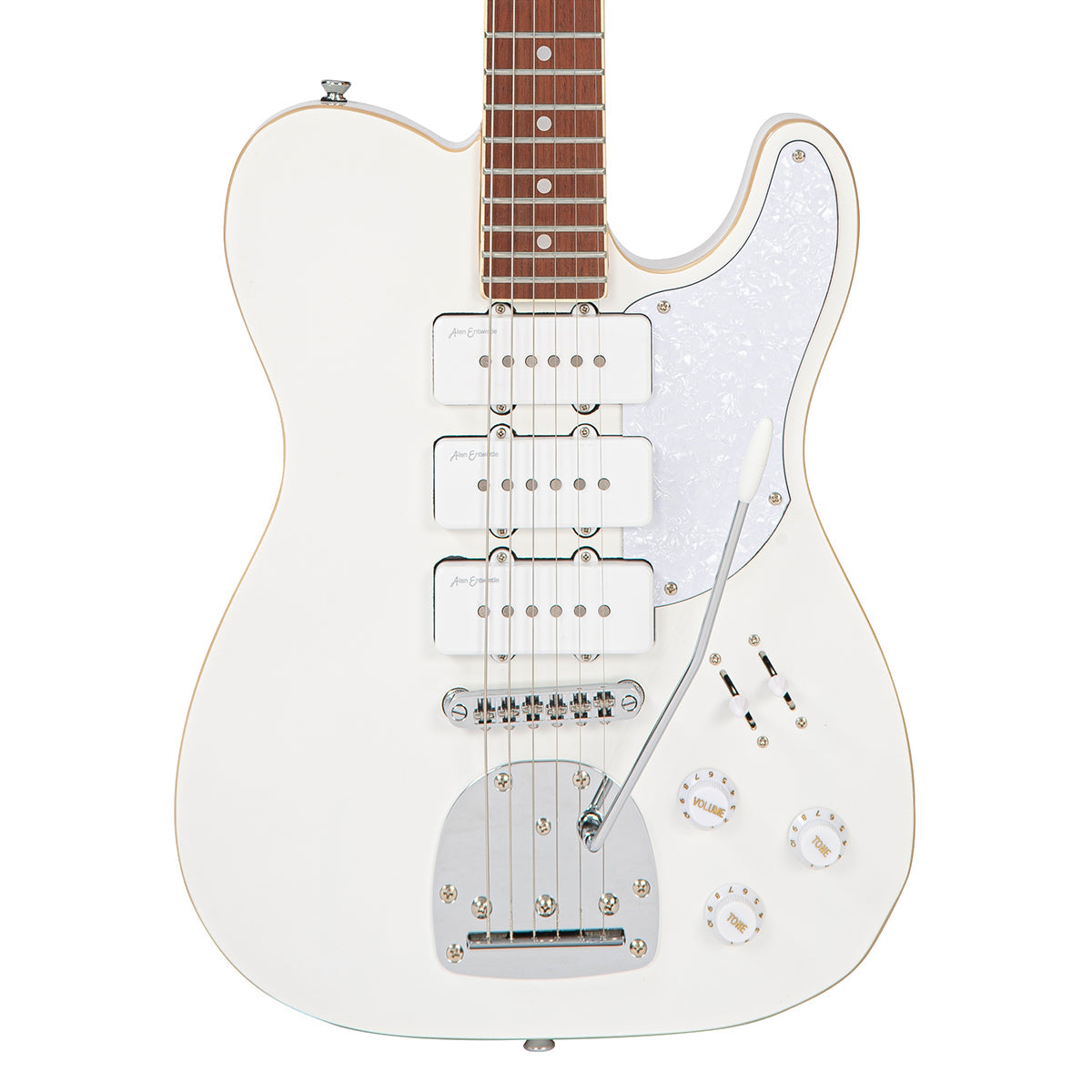 Vintage REVO Series Trio Electric Guitar ~ Arctic White - Fair Deal Music