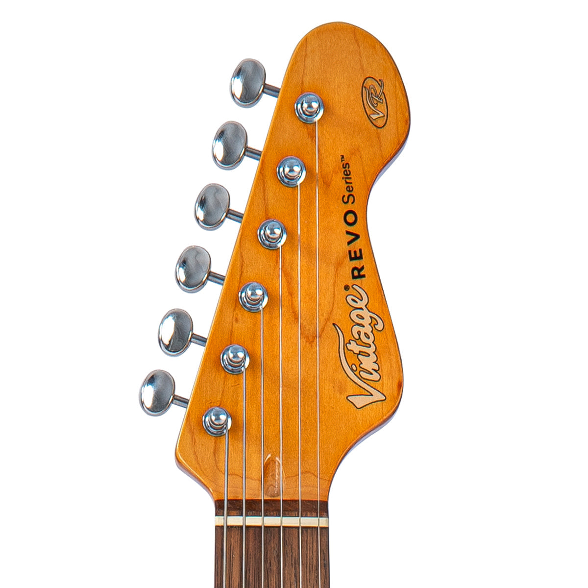 Vintage REVO Series 'Colt SS Twin' Electric Guitar ~ Vintage White - Fair Deal Music