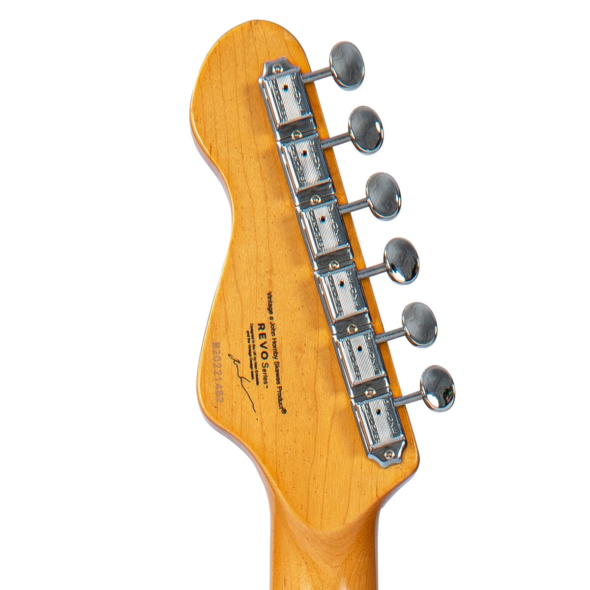Vintage REVO Series 'Colt HH Twin Hardtail' Guitar ~ Metallic Sherwood Green - Fair Deal Music