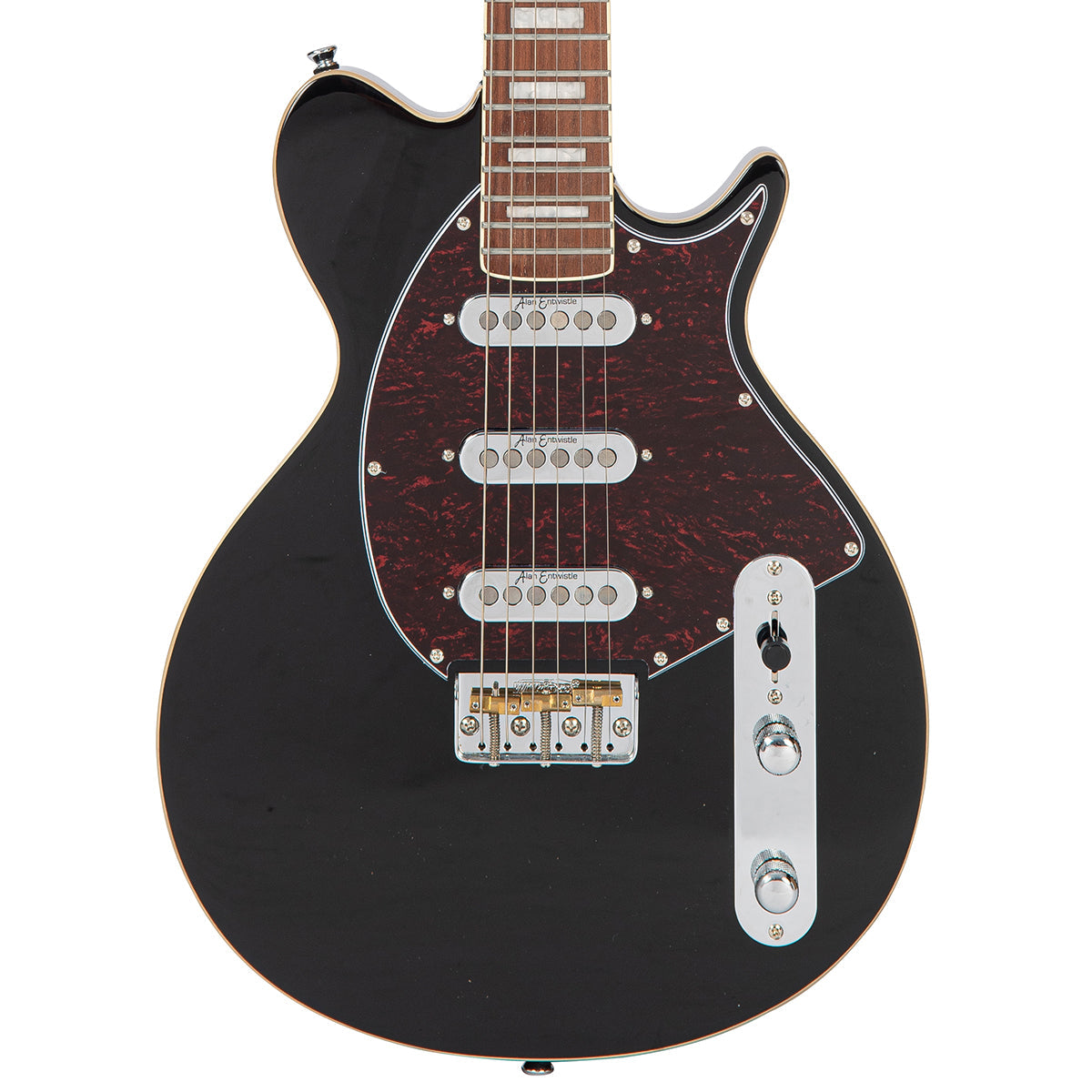 Vintage REVO Series 'Vision' Electric Guitar ~ Boulevard Black - Fair Deal Music