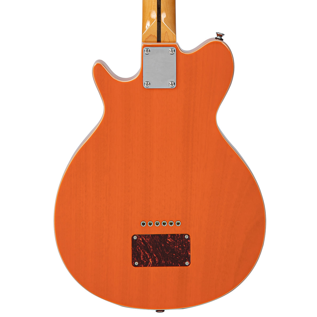 Vintage REVO Series 'Vision' Electric Guitar ~ Trans Orange - Fair Deal Music