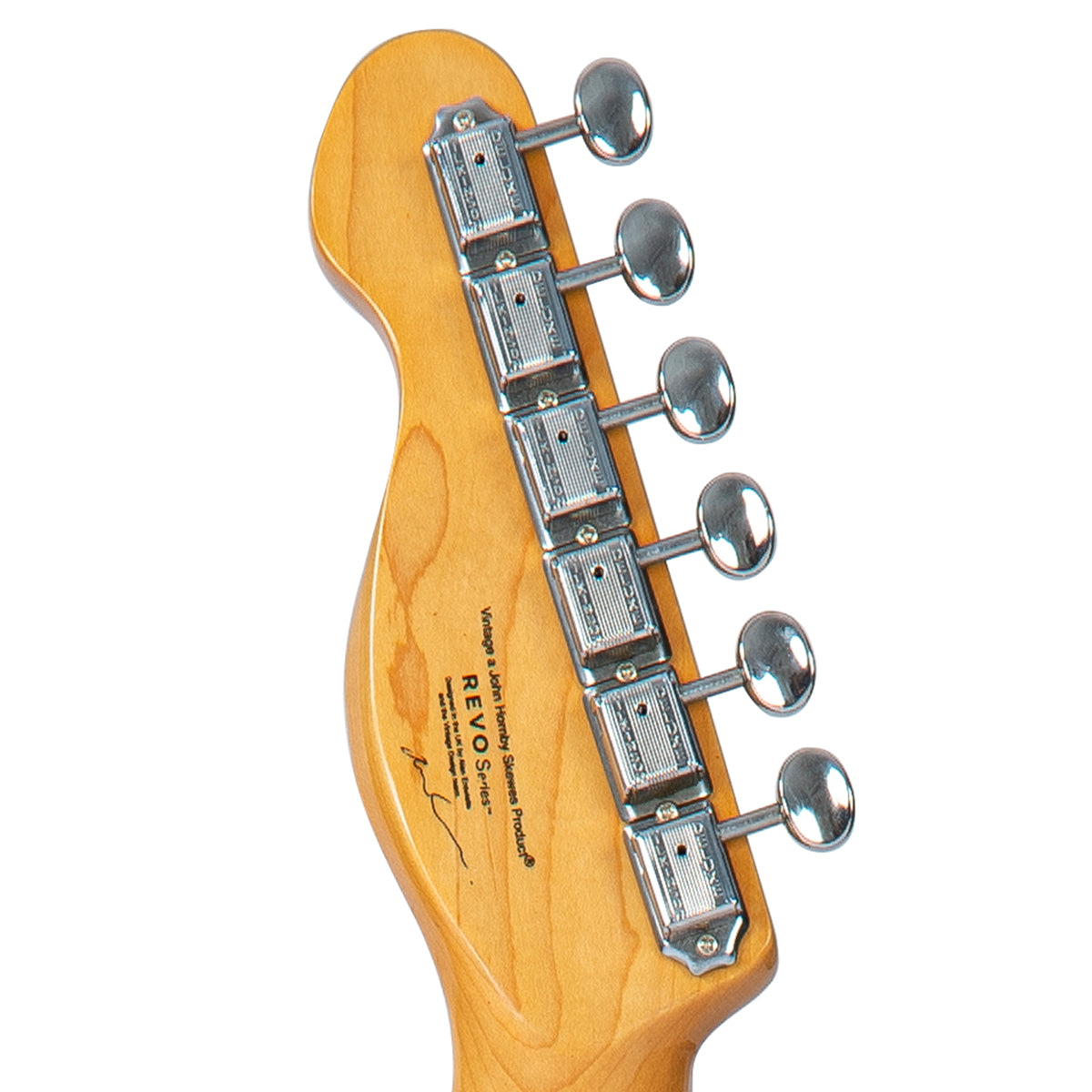 Vintage REVO Series 'Vision' Electric Guitar ~ Trans Orange - Fair Deal Music