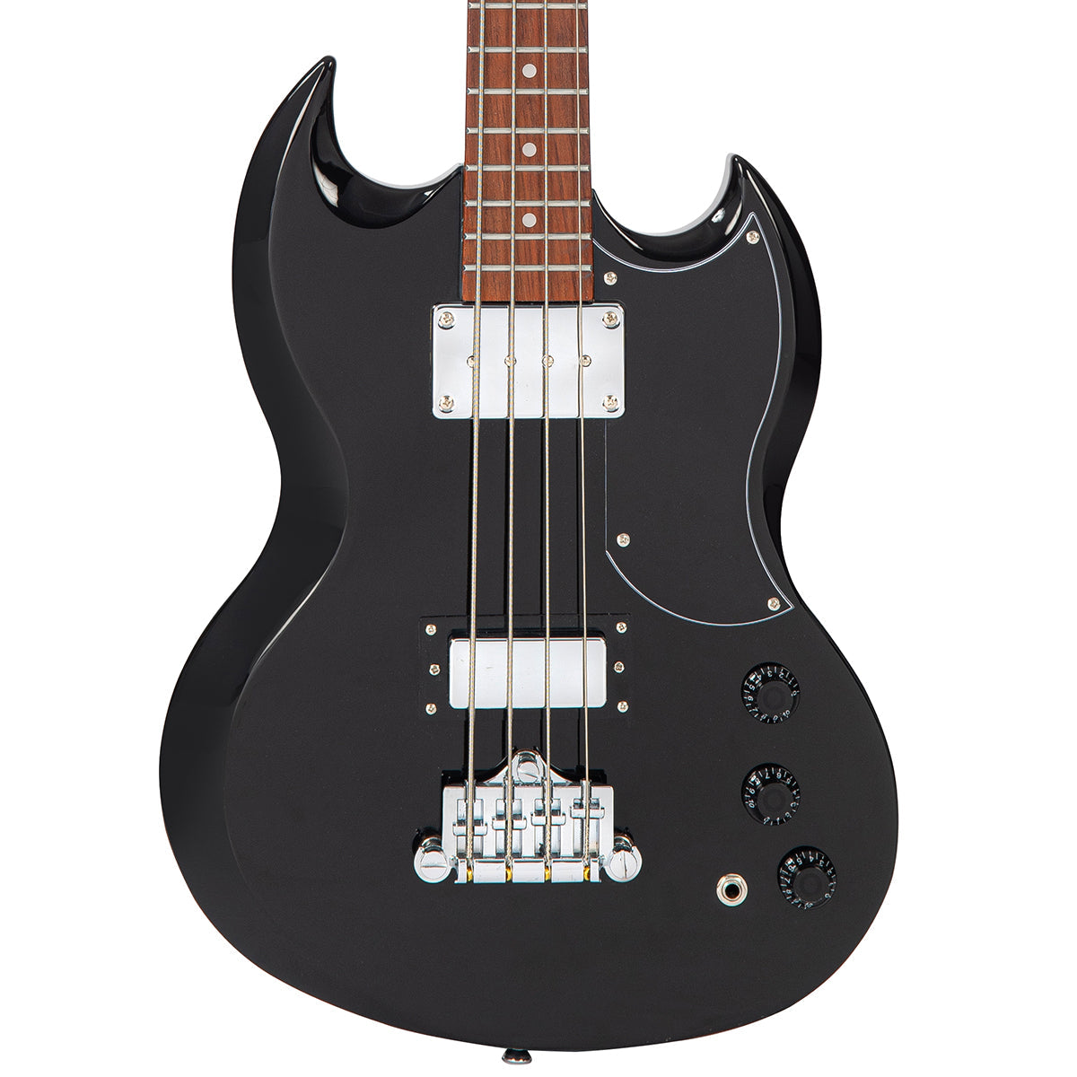Vintage VS4 ReIssued Bass Guitar ~ Boulevard Black - Fair Deal Music