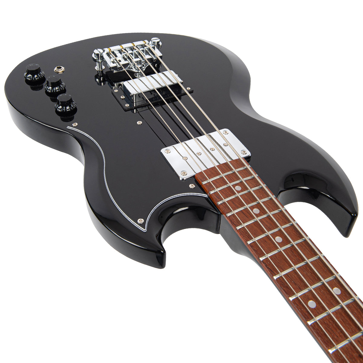 Vintage VS4 ReIssued Bass Guitar ~ Boulevard Black - Fair Deal Music