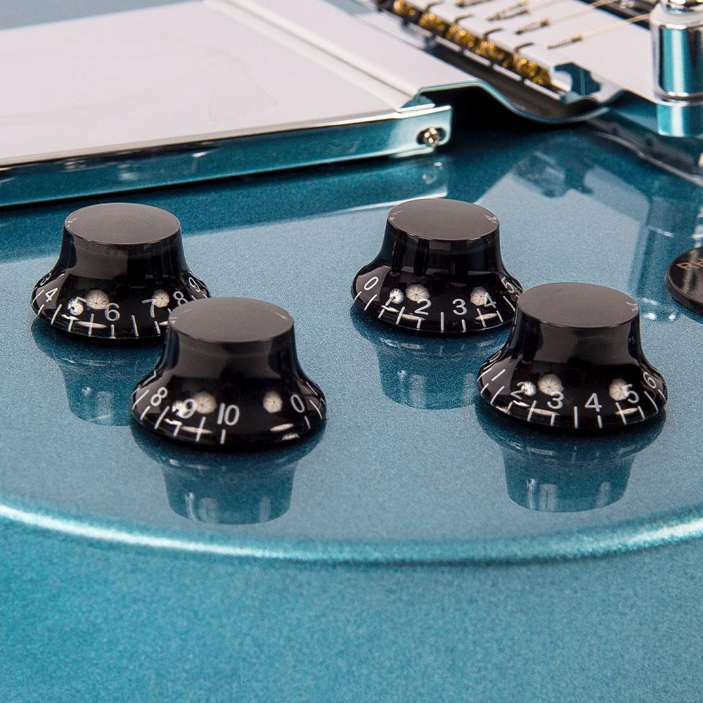 Vintage VS6V ReIssued with vintage style Vibrato ~ Gun Hill Blue - Fair Deal Music