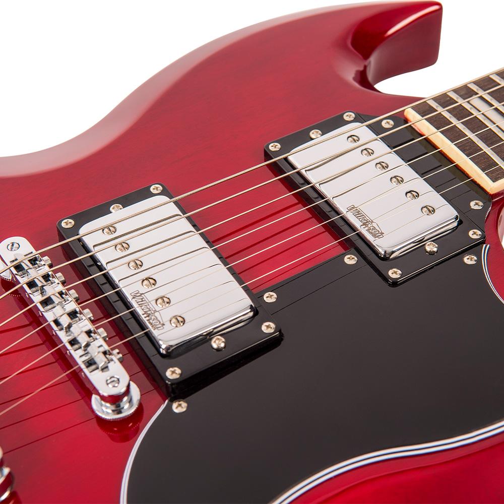 Vintage VS6 ReIssued Electric Guitar ~ Cherry Red - Fair Deal Music