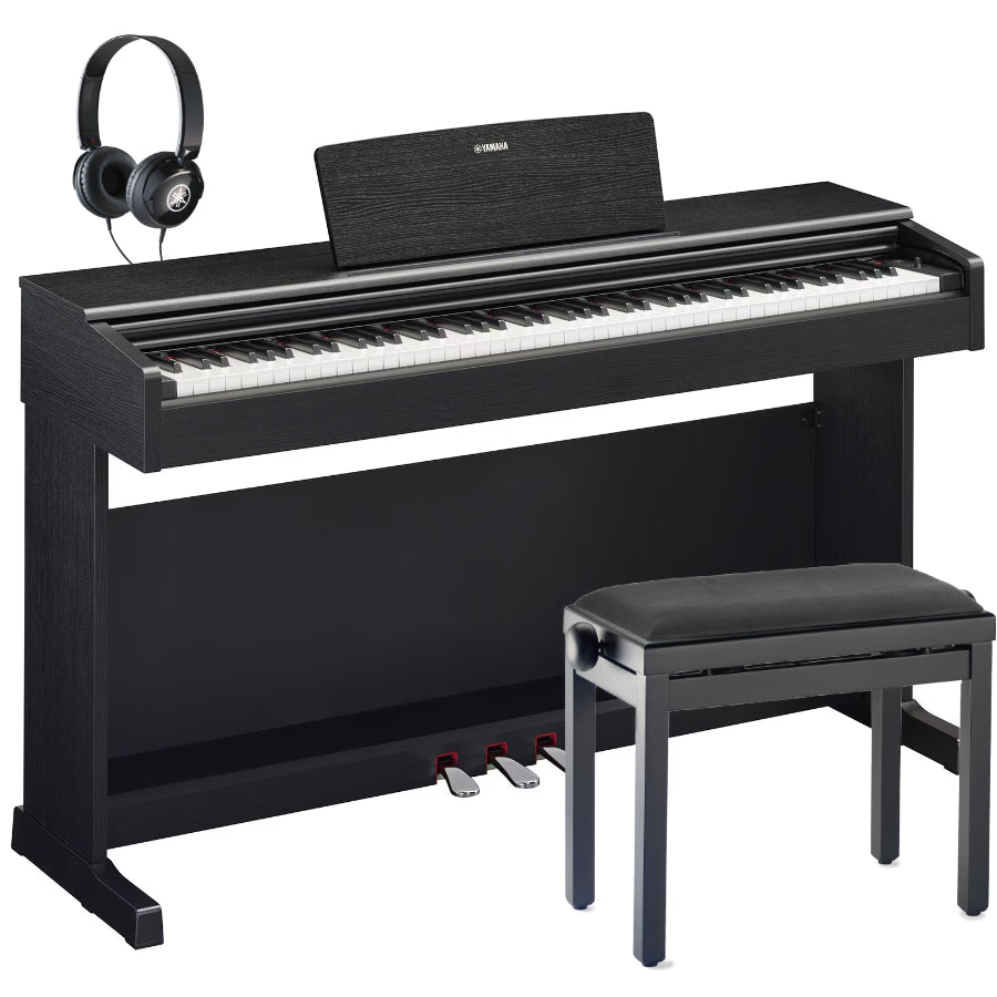Yamaha YDP-145B Arius Digital Piano Black Walnut Bundle - Fair Deal Music