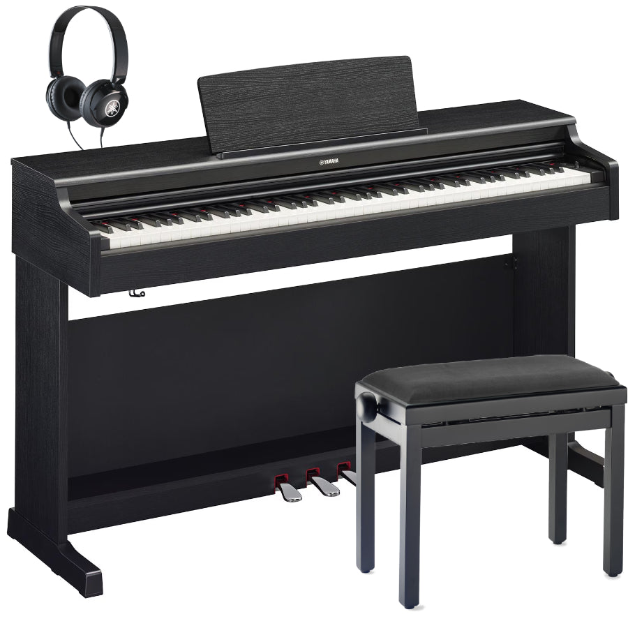 Yamaha YDP-165B Arius Digital Piano Black Walnut Bundle - Fair Deal Music