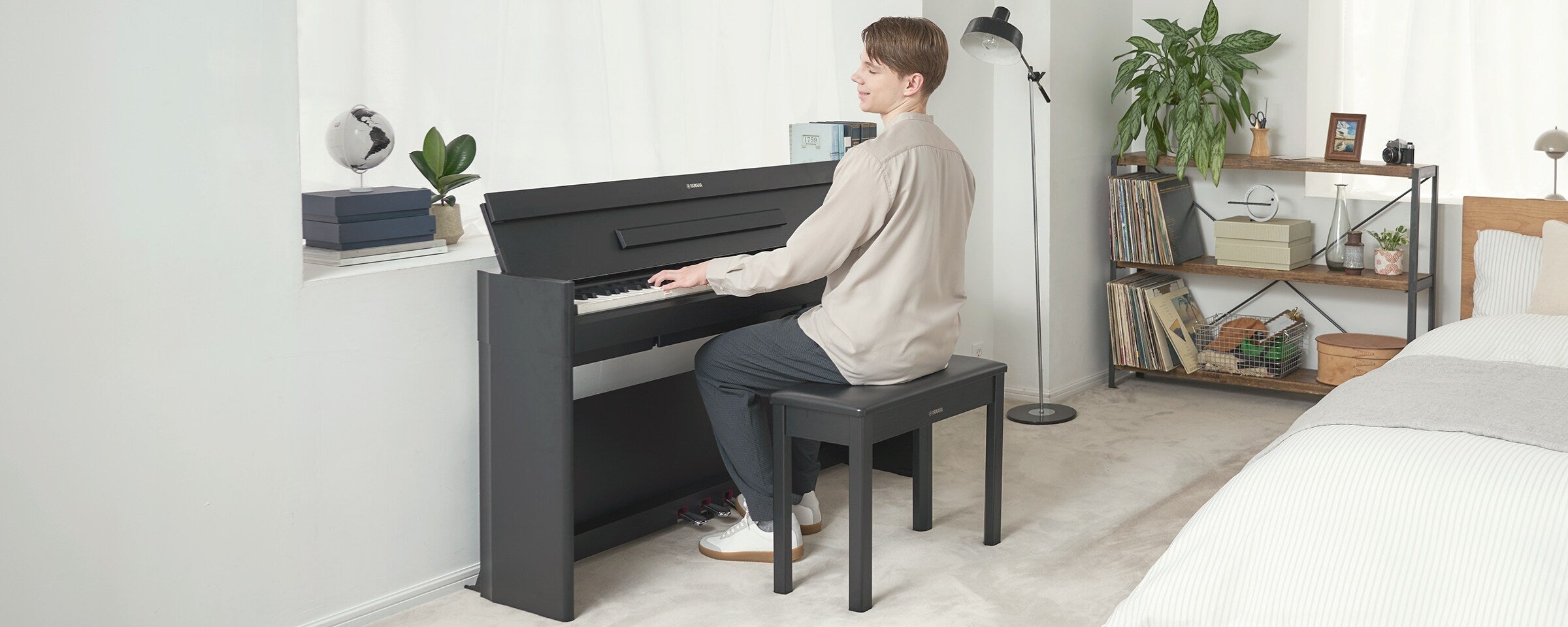 Yamaha YDP-S56B Arius Slim Digital Piano Black - Fair Deal Music
