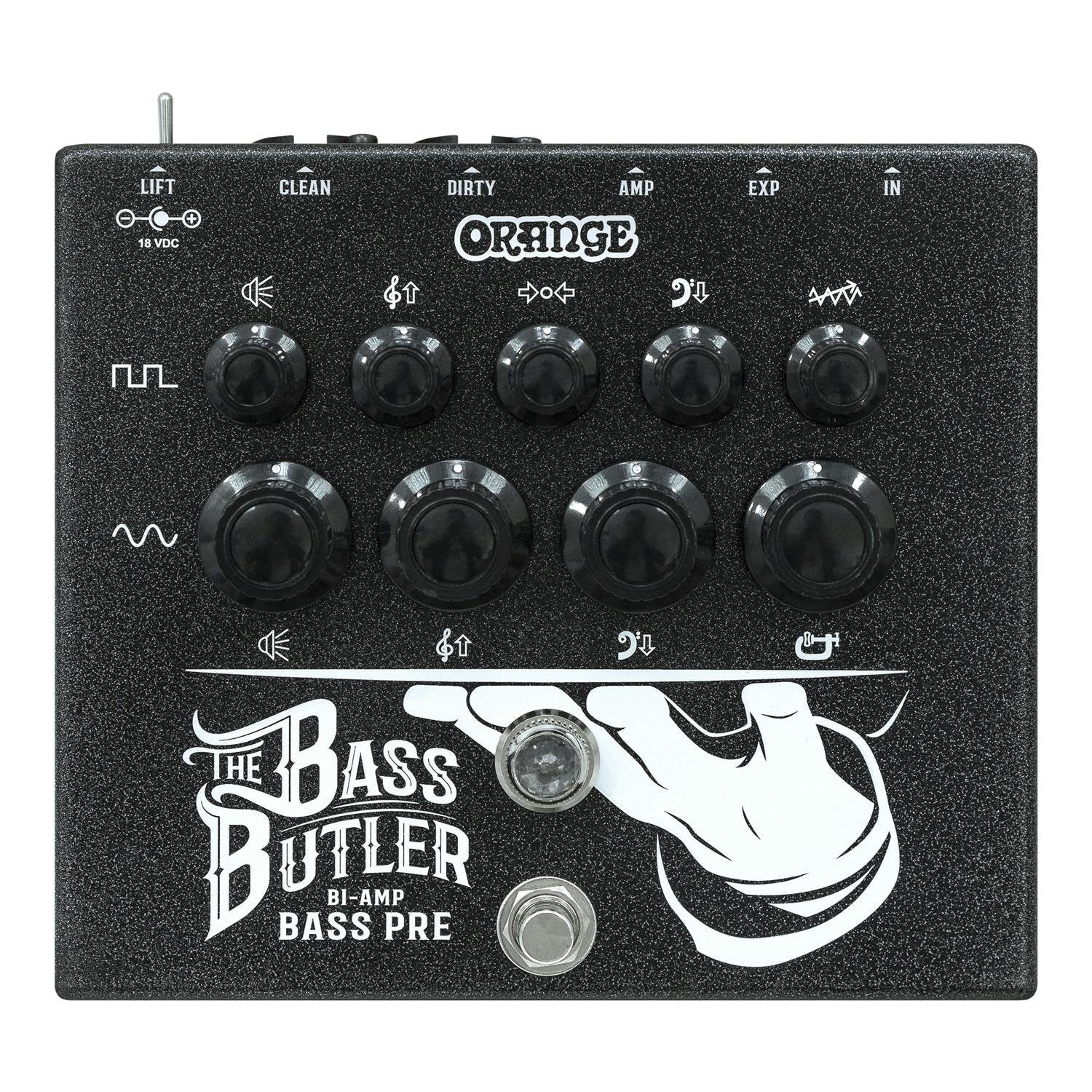 Orange Bass Butler Bi-Amp Bass Preamp Pedal – B-Stock - Fair Deal Music